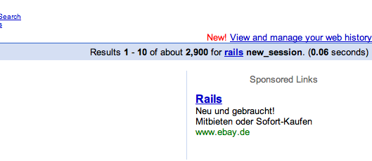 rails ebay